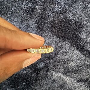 Gold and Silver Geometric Women's Ring